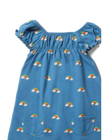Little Green Radicals Frill Dress in Blue