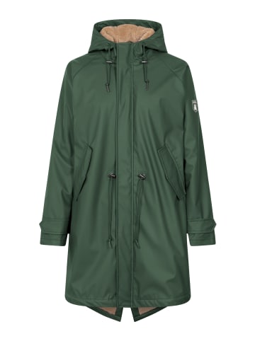 Derbe Regenjacke Tidaholm in Kombu Green/Caramel