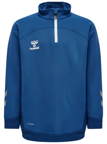 Hummel Halbreißverschluss Sweatshirt Hmllead Kinder in TRUE BLUE
