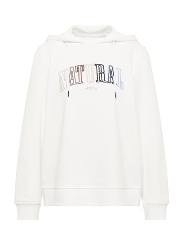 Cecil Hoody with 3D-Embroidery in Vanilla White