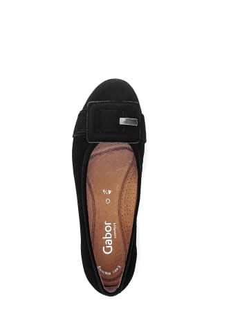 Gabor Comfort sportliche Ballerinas in schwarz