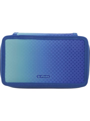 Herlitz Schüleretui TriCase 31 tlg. Polyester 190x70mm Dip Dye Blue/Turquoise