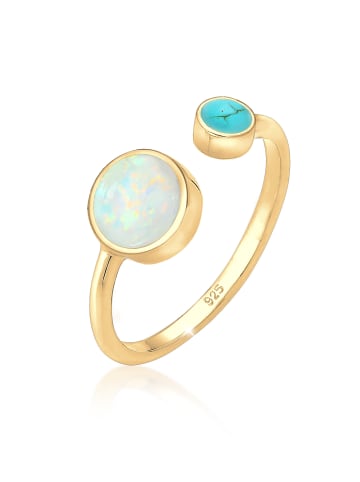 Elli Ring 925 Sterling Silber in Gold