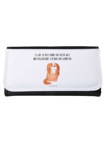Mr. & Mrs. Panda Portemonnaie für Damen Hund Cavalier King Charl... in Weiß