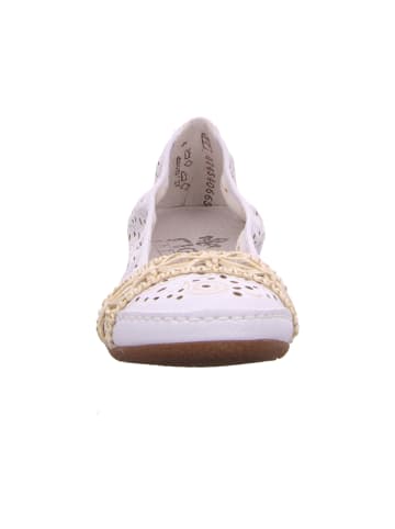 rieker Ballerinas in weiss/offwhite