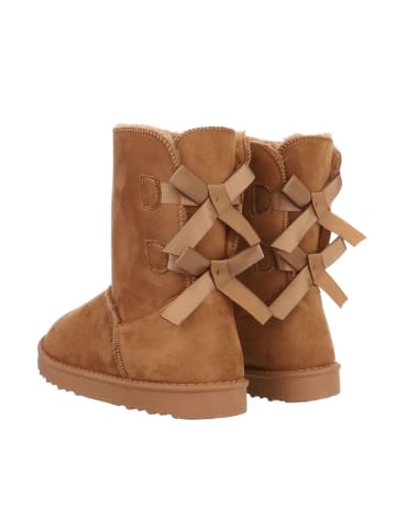 Ital-Design Stiefelette in Camel