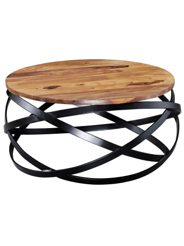 KADIMA DESIGN Couchtisch | Sheesham/Metall, 60x30x60cm, Industrial