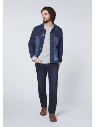 Oklahoma Jeans Jeansjacke aus robustem Denim in Blau
