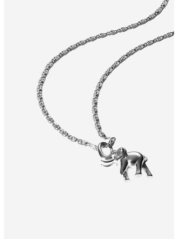PURELEI Charm Flowing Strength Elefant in Silver