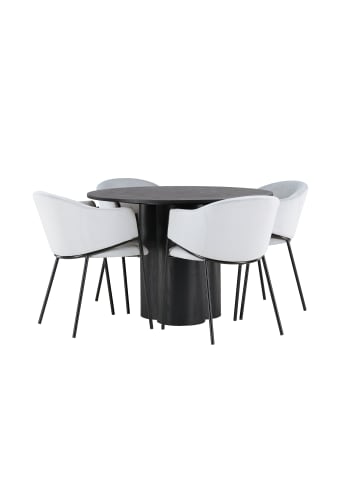 ebuy24 Grau 110 x 110 cm