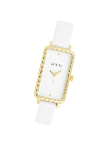 Oozoo Analog-Armbanduhr Oozoo Timepieces weiß extra groß (ca. 19x31mm)