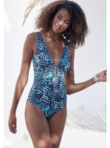 Bruno Banani Badeanzug in marine-bedruckt