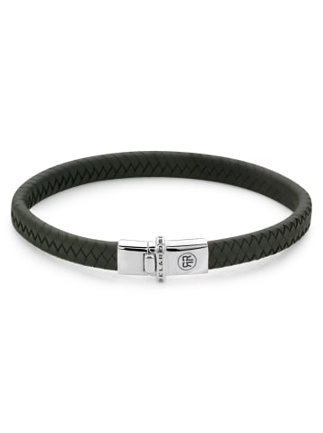 Rebel & Rose Armband Small Braided Ranger in grün
