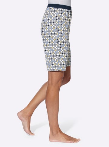 Sieh an! Schlafanzughose in himmelblau-bedruckt