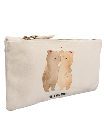 Mr. & Mrs. Panda kosmetiktäschchen Bären Schwestern ohne Spruch in Weiß