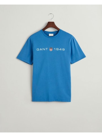 Gant T-Shirt in rich blue