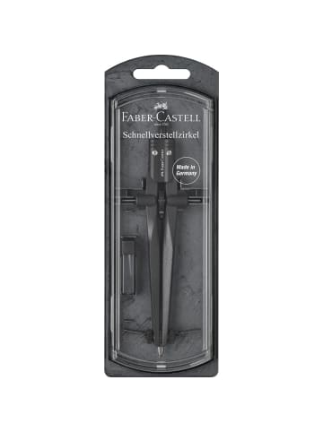 Faber-Castell Schnellverstellzirkel Stream 2019 - Ø340 mm 170 mm black stone Etui.
