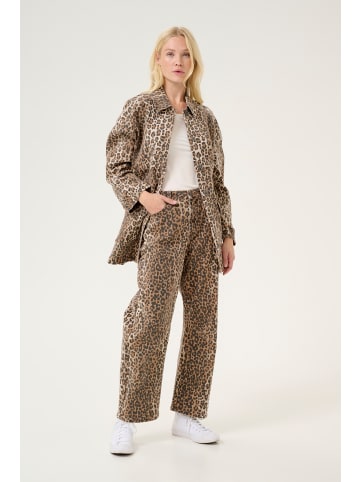 CULTURE Casual Hose CUaliena Relaxed fit in Leopard
