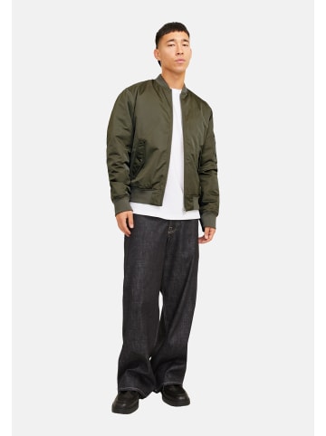 Jack & Jones Bomberjacke 'Ocean' in dunkelgrün