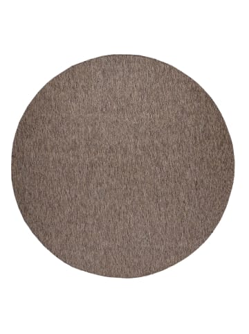 KADIMA DESIGN Teppich Kurzflor Unifarben Wohnzimmer in Braun
