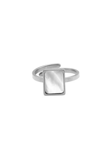 Steel_Art Fingerring Damen Lenya silberfarben poliert in silberfarben poliert