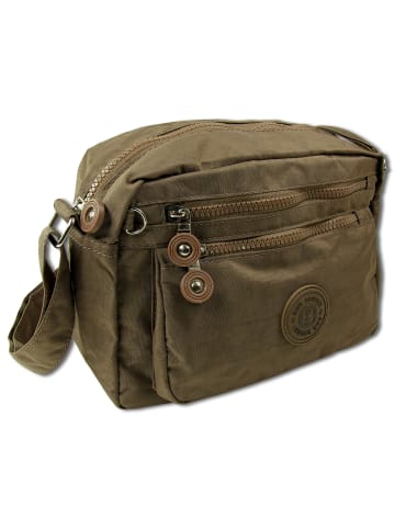 Bag Street Umhängetasche Nylon braun ca. 25cm