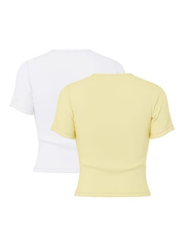 Pieces T-Shirt in French Vanilla