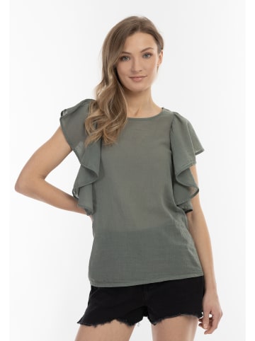 DreiMaster Damen Blusenshirt in Oliv