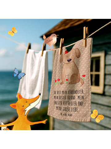Mr. & Mrs. Panda Handtuch Hund Dame mit Spruch in Hundeglück
