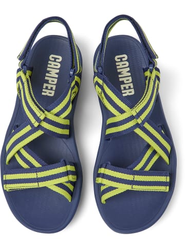 Camper Sandalen " Match " in Blau / Gelb