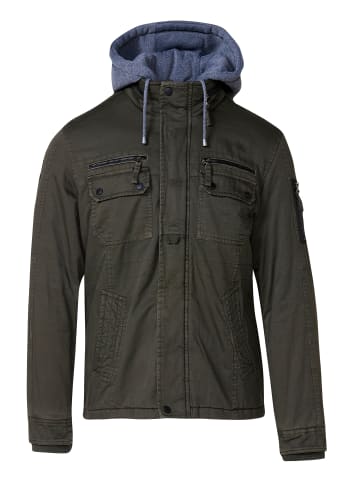 KOROSHI Baumwolljacke in oliv