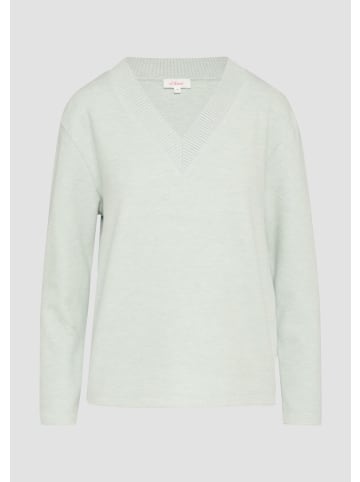 s.Oliver Sweatshirt in 65W9_minze