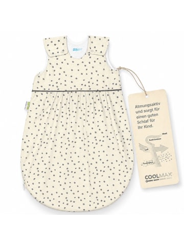Kinderhaus Blaubär Coolmax-Schlafsack Timmi cool TOP in Dancing Dots Soft Sand