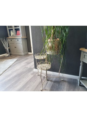 Ambiente Haus 3er Blumenständer - klappbar in antikweiss