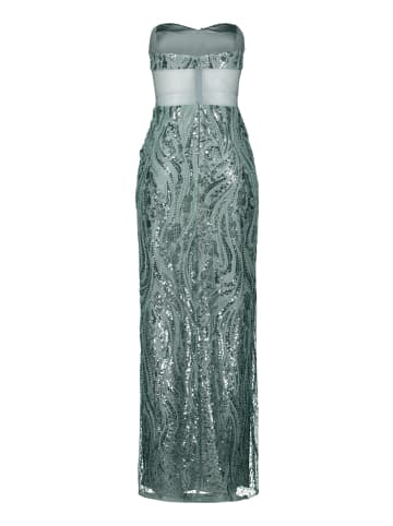 Vera Mont Abendkleid mit Pailletten in Platinum Grey