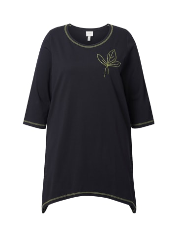 Ulla Popken Longshirt in schwarz