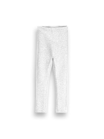 Gefütterte Leggings mit langem Bein in grau