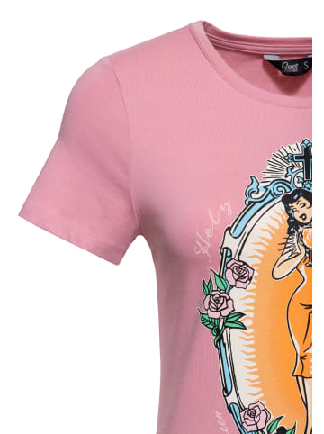 Queen Kerosin Queen Kerosin T-Shirt Holy Aperoli in rosa