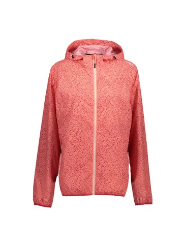 cmp Woman Rain Fix Hood Jacket in Rosa