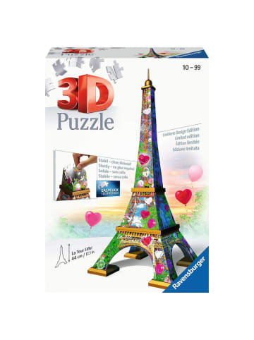 Ravensburger Konstruktionsspiel Puzzle 216 Teile Eiffelturm Love Edition 10-99 Jahre in bunt