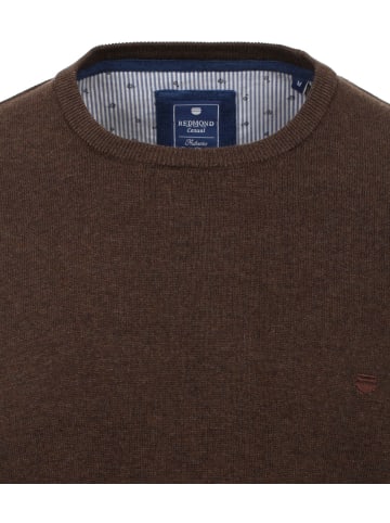 Redmond Pullover in Braun