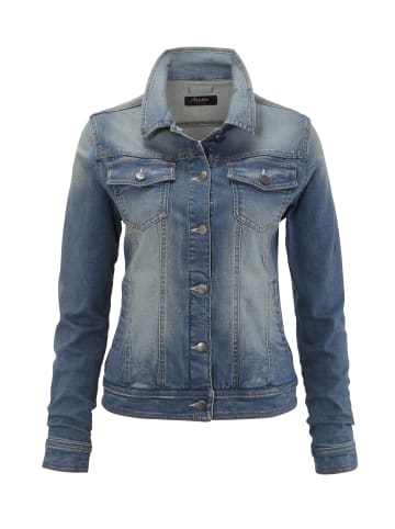 Aniston CASUAL Jeansjacke in used-blue