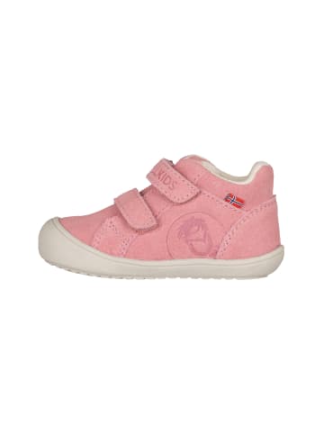 Trollkids Leder-Lauflernschuhe Alesund in wild rose