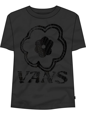 Vans Top "Blackout Floral Crew" in Schwarz