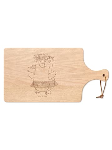 Mr. & Mrs. Panda schneidebrettchen Pinguin Kokosnuss ohne Spruch in Transparent