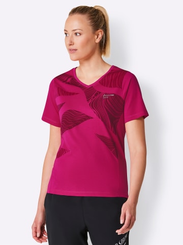 WITT WEIDEN Sportshirt in fuchsia-gemustert
