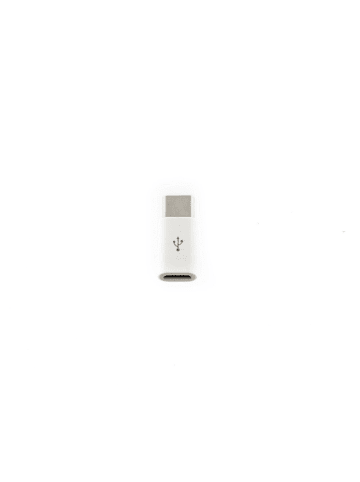 COFI 1453 Tragbar Micro USB auf USB Typ C Adapter Stecker Konverter in Schwarz