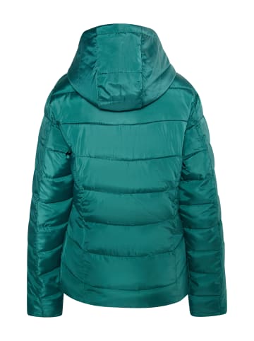 myMo Damen Steppjacke in Dunkelgrün