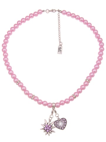 Leslii Halskette in rosa-silber