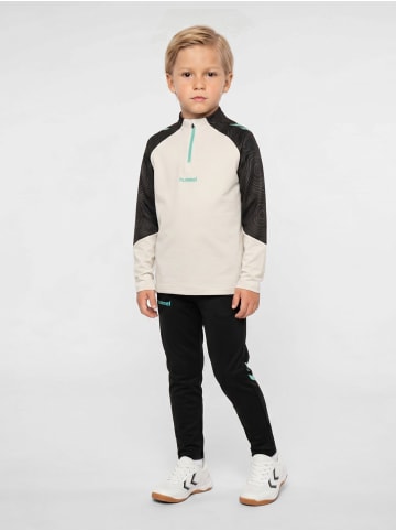 Hummel Halbreißverschluss Sweatshirt Hmlblaze Kinder in VAPOROUS GRAY/POOL BLUE